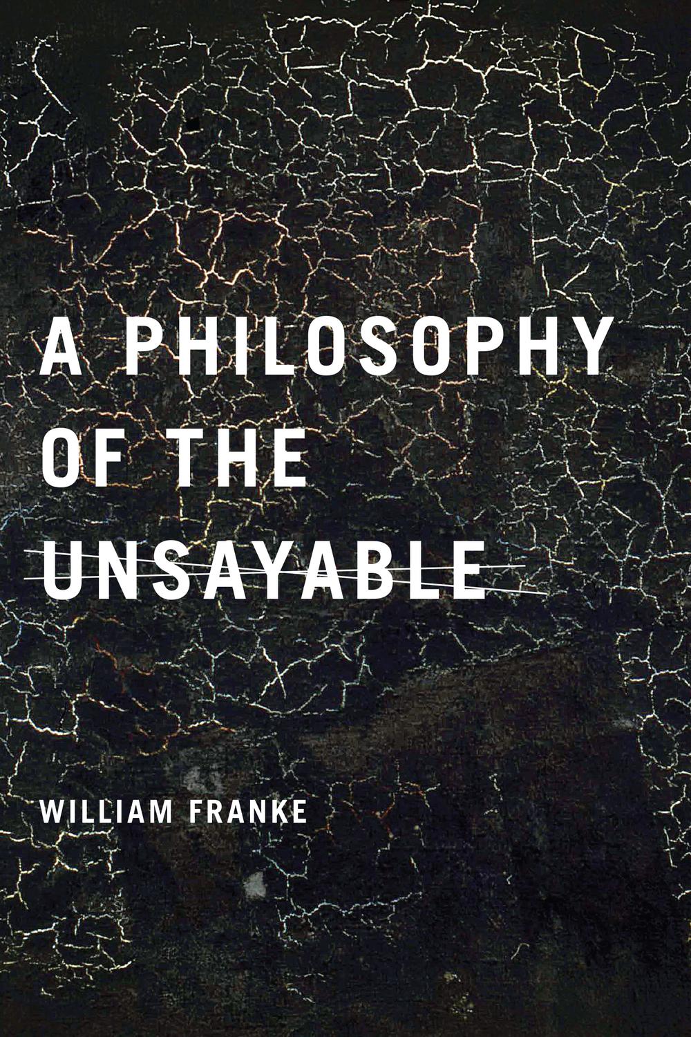 Book A Philosophy of the Unsayable free