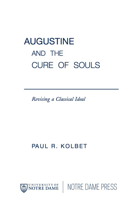Book Augustine and the Cure of Souls free