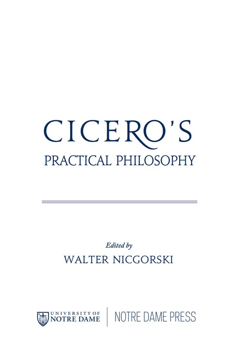 Book Cicero’s Practical Philosophy free