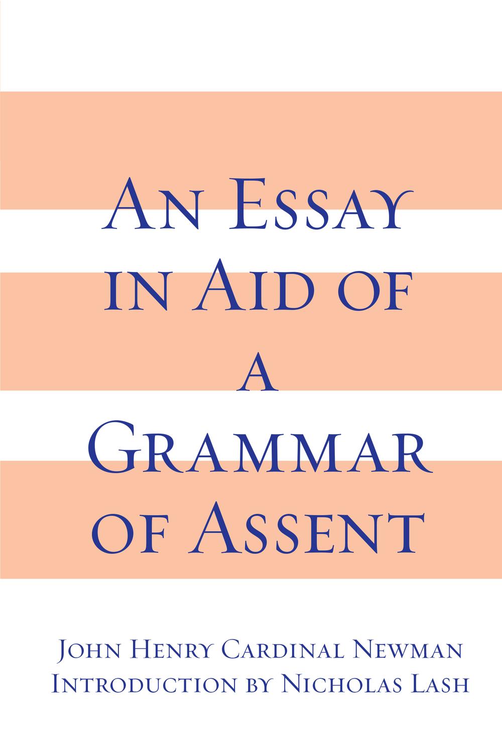 Book Essay in Aid of A Grammar of Assent, An free