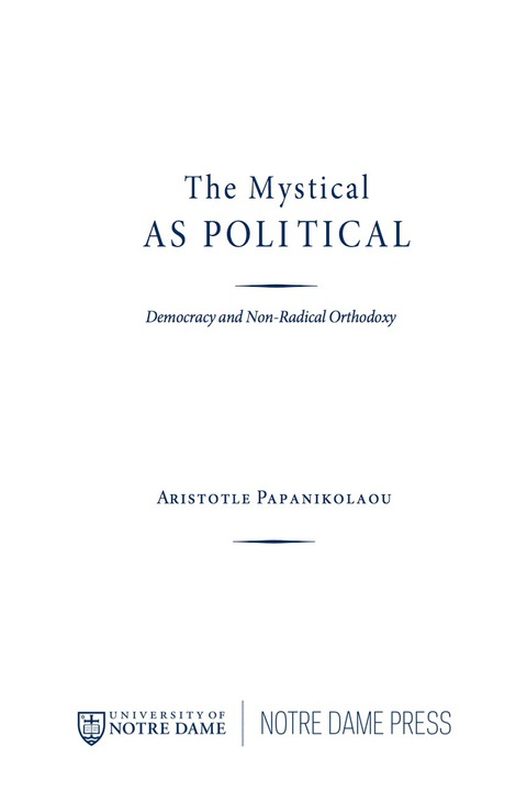 Book The Mystical as Political free