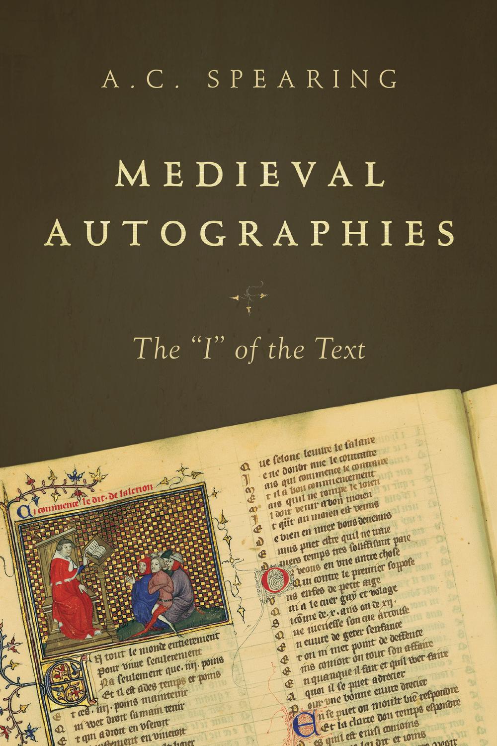 Book Medieval Autographies: The "I" of the Text (Conway Lectures in Medieval Studies) free