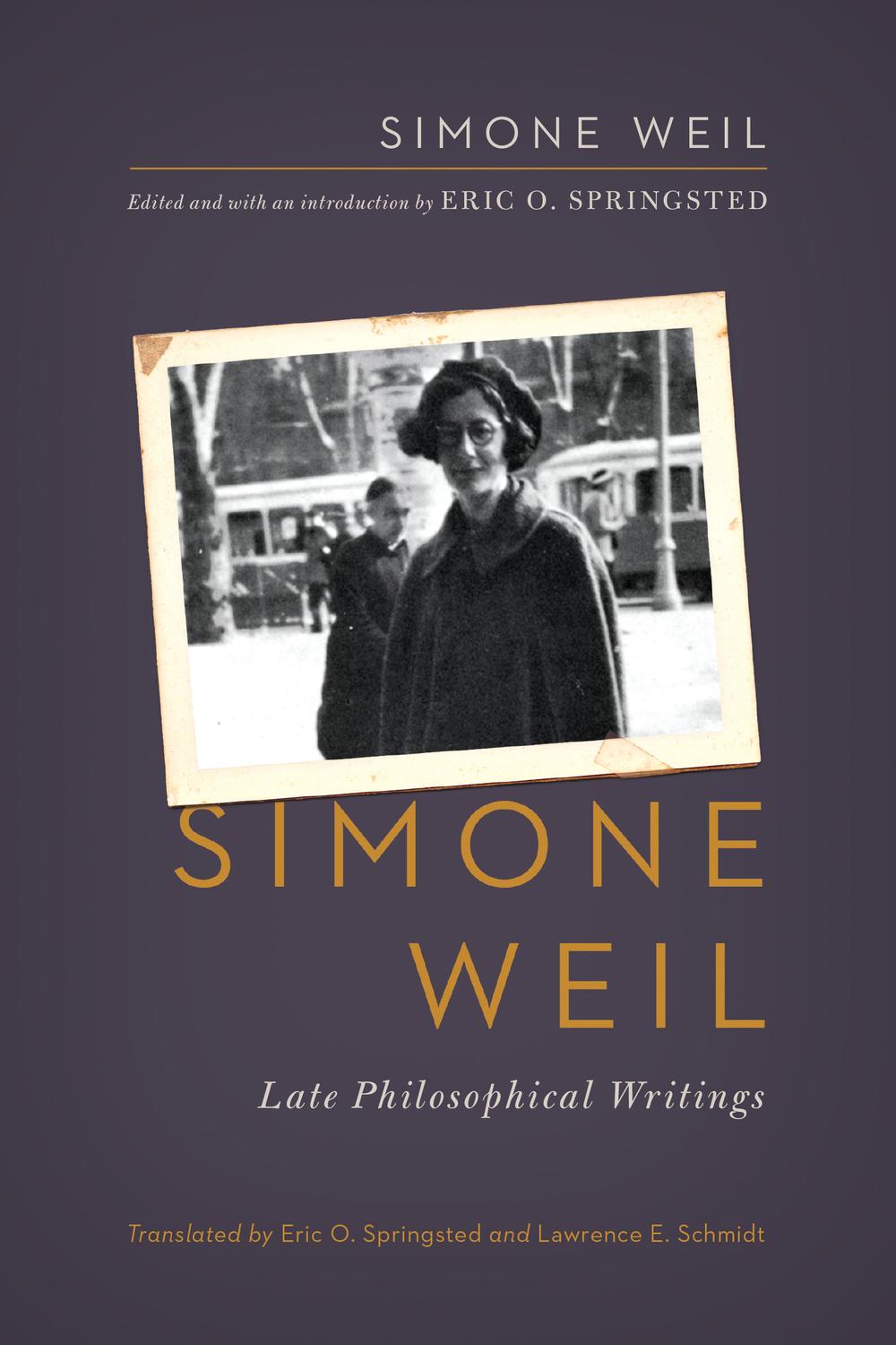 Book Simone Weil: Late Philosophical Writings free
