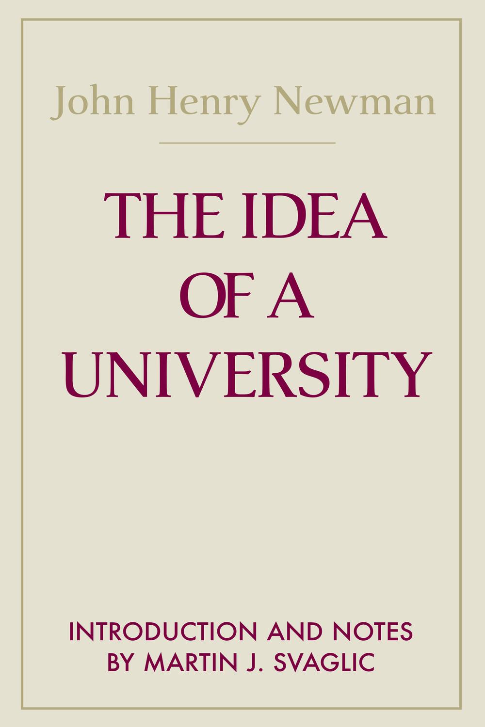 Book Idea of a University, The free
