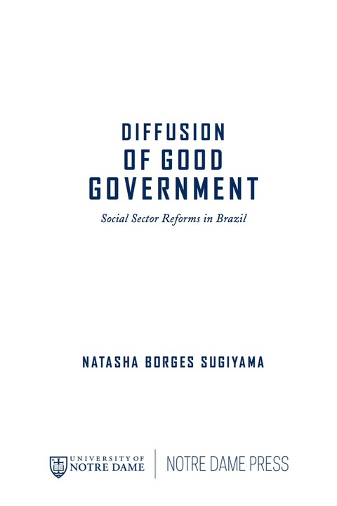 Book Diffusion of Good Government free
