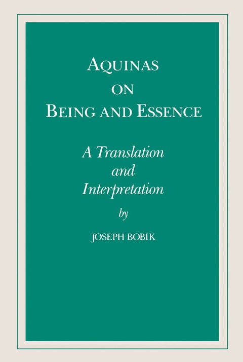 Book Aquinas on Being and Essence free