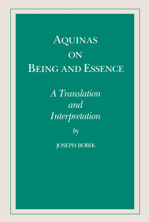 Book Aquinas on Being and Essence free