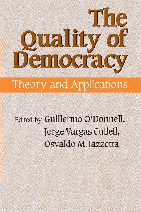Book The Quality of Democracy free