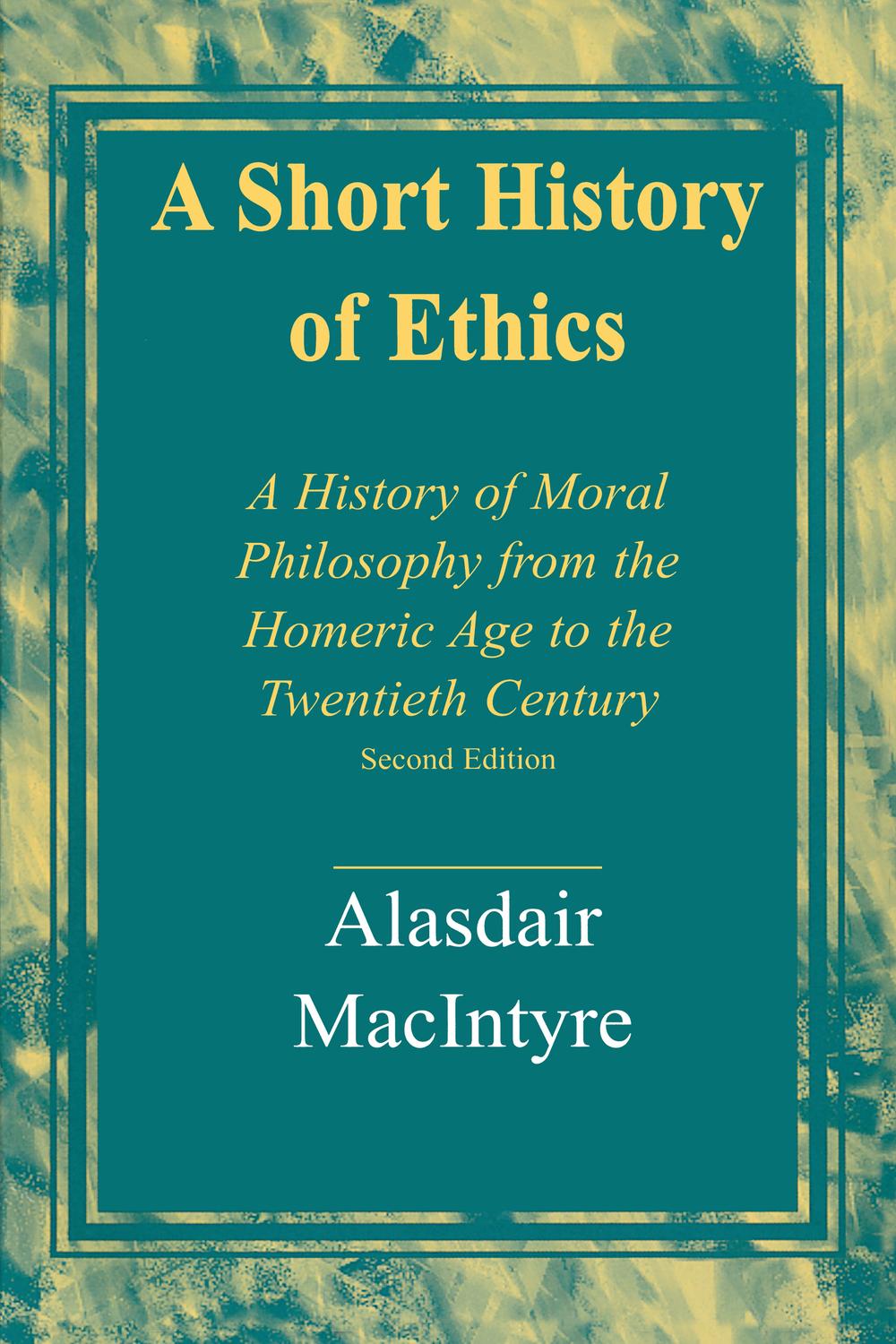 Book A Short History of Ethics free
