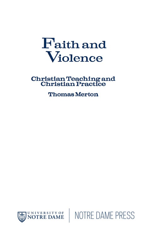 Book Faith and Violence free