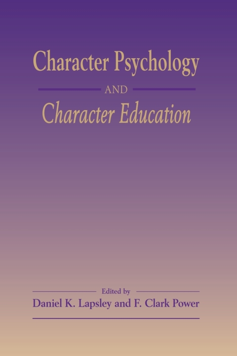 Book Character Psychology And Character Education free