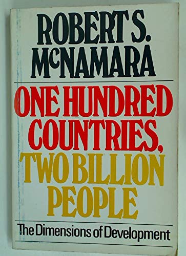 Book One Hundred Countries, Two Billion People; The Dimensions Of Development free
