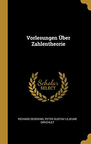 Book Vorlesungen Über Zahlentheorie (german Edition) free