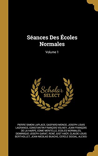 Book Séances Des Écoles Normales; Volume 1 (French Edition) free