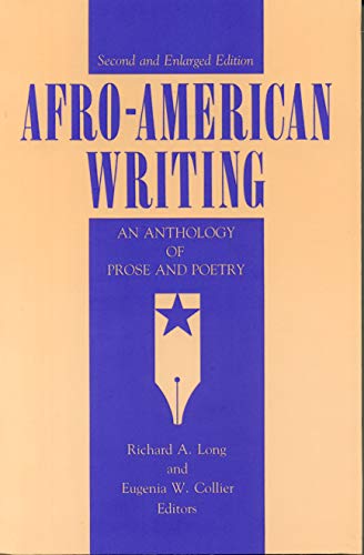 Book Afro-American Writing: An Anthology of Prose and Poetry free