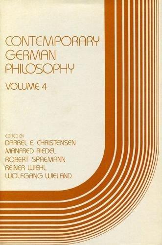 Book Contemporary German Philosophy: Volume 4 free