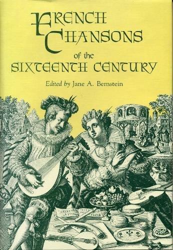 Book FRENCH CHANSONS OF THE SIXTEENTH CENTURY free