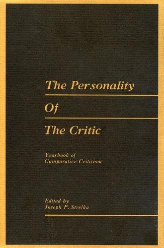 Book Yearbook of Comparative Criticism, Vol. 6: The Personality of the Critic free