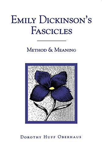 Book Emily Dickinson's Fascicles: Methods & Meaning free