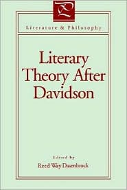 Book Literary Theory After Davidson (Literature and Philosophy) free