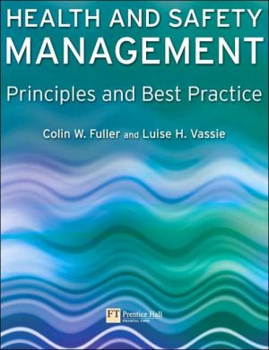 Book Health And Safety Management: Principles And Best Practice free