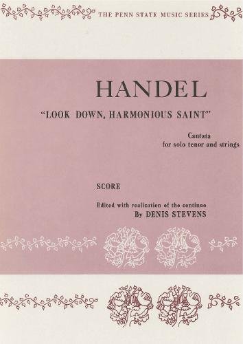 Book Look Down Harmonious Saint By George Frederick Handel (the Penn State Music Series) free