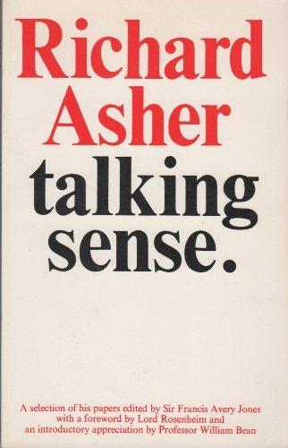Book Talking Sense - A Selection Of His Papers free
