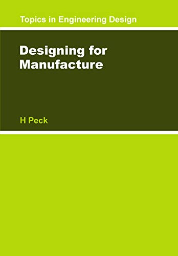 Book Designing For Manufacture (topics In Engineering Design) free