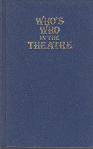 Book Who's Who in the Theatre free