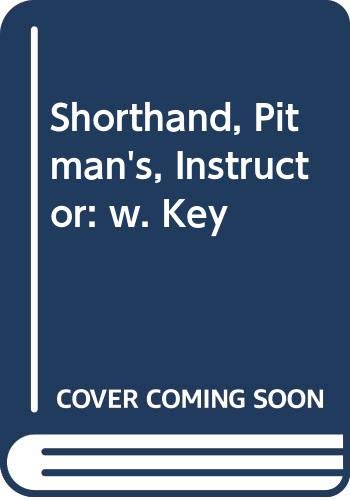 Book Shorthand, Pitman's, Instructor: w. Key free