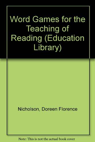 Book Word games for the teaching of reading (Pitman education library) free
