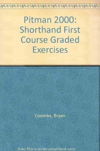 Book Pitman 2000: Shorthand First Course Graded Exercises free