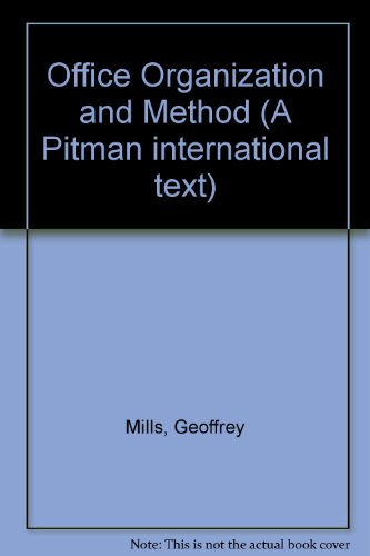 Book Office organization and method: A manual of administrative management free