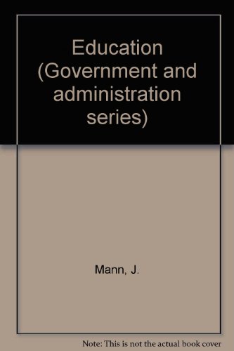 Book Education (Government and administration series) free