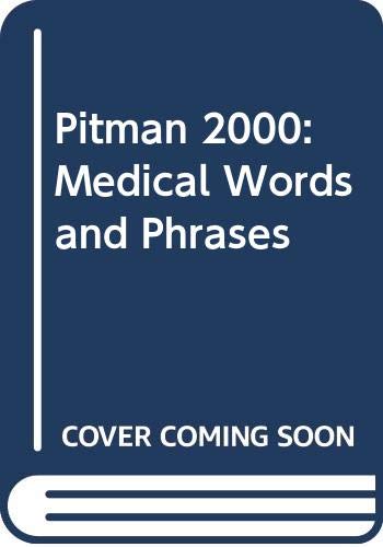 Book Pitman 2000: Medical Words And Phrases free