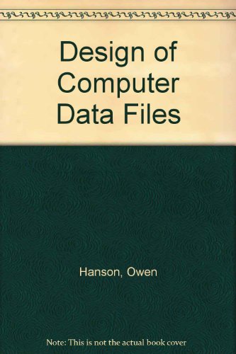 Book Design of Computer Data Files free