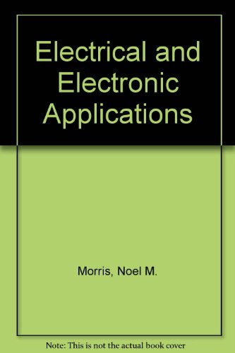 Book Electrical and Electronic Applications free