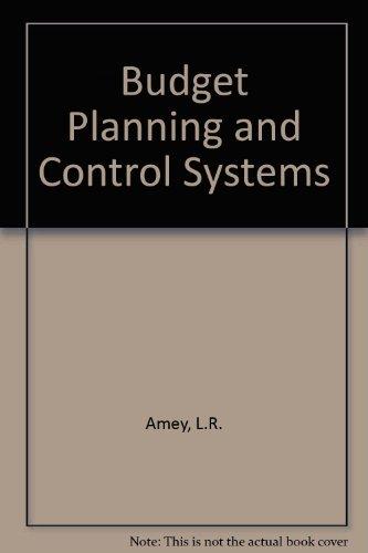 Book Budget planning and control systems free