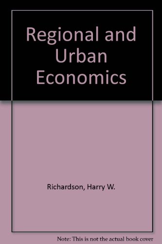 Book Regional And Urban Economics free