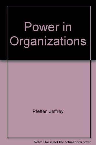 Book Power in Organizations free