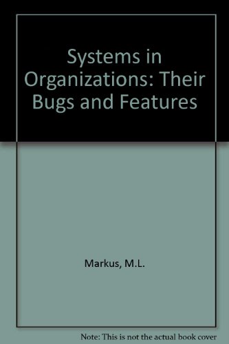 Book Systems In Organizations: Bugs & Features free