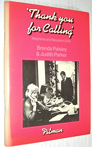 Book Thank You for Calling: Telephone and Reception Skills free