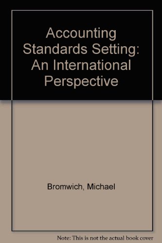 Book Accounting Standards Setting: An International Perspective free