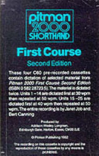 Book Pitman 2000 Shorthand First Course Cassette 4 free
