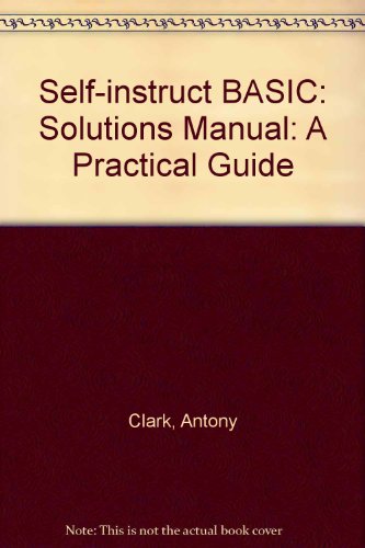 Book Self Instruct Basic Sols Mnl free