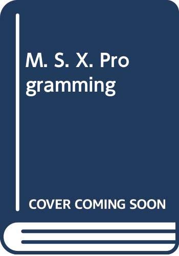 Book Msx Programming free