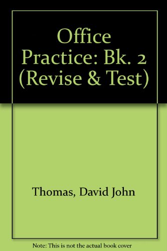 Book Revise And Test: Office Practice 2 (revise And Test) (revise & Test) (bk. 2) free