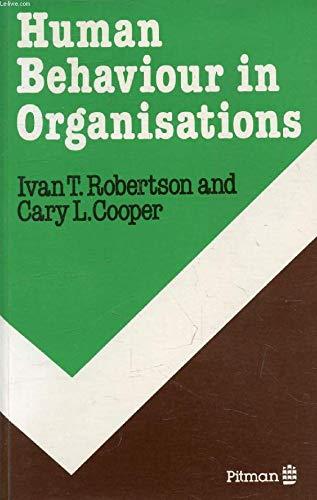 Book Human Behaviour in Organizations free