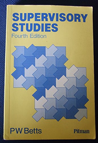 Book Supervisory Studies: A Managerial Perspective free