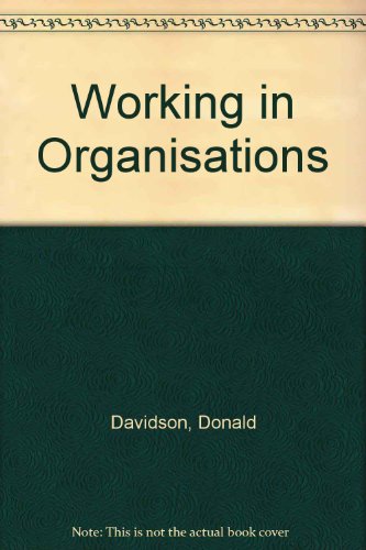 Book Working In Organisations free